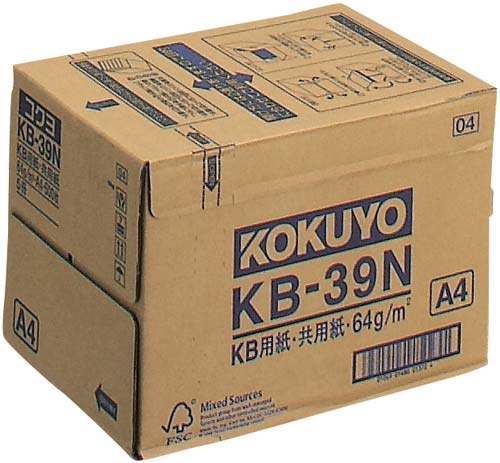 KB共用紙 KB-39N A4 2500 GN