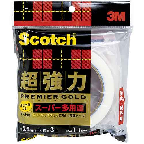 超強力両面 SPS-25 25ﾐﾘx3m