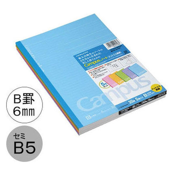 Cｶﾗｰﾉｰﾄ ﾉ-3CBTNX5 B5中細罫