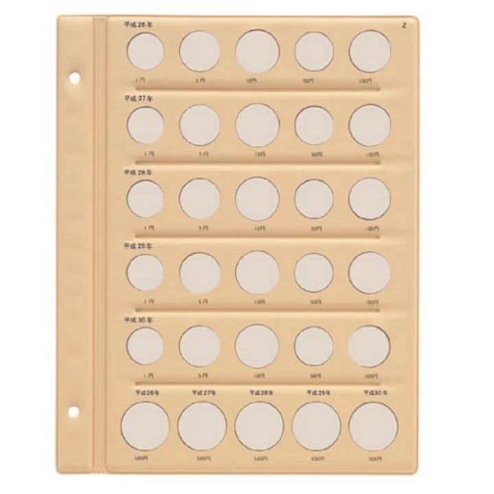 ｺｲﾝｱﾙﾊﾞﾑ台紙 C38S2 H26～30