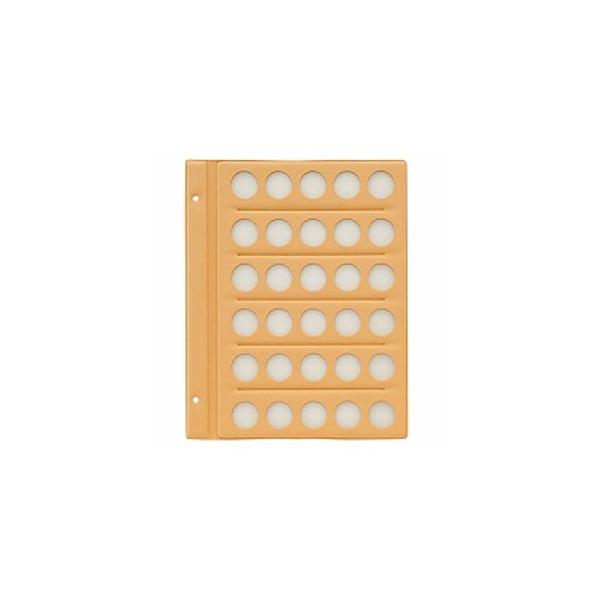 ｺｲﾝｱﾙﾊﾞﾑ台紙 C-31S2 24ﾐﾘ穴