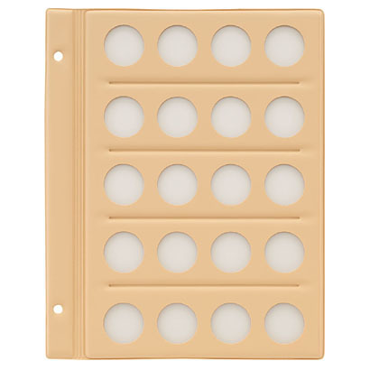 ｺｲﾝｱﾙﾊﾞﾑ台紙 C-31S3 29ﾐﾘ穴