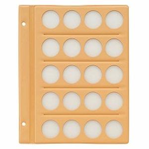 ｺｲﾝｱﾙﾊﾞﾑ台紙 C-31S4 33ﾐﾘ穴