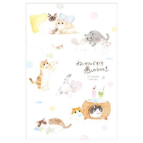 ﾈｺﾛﾋﾞA5便箋 5570401 猫ｶﾌｪ