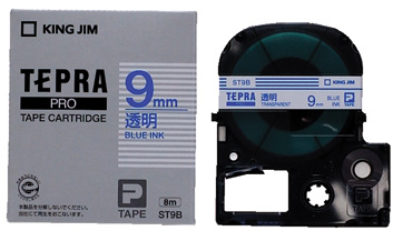 PROテープ ST9B 透明青字 エコ