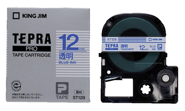 PROテープ ST12B 透明青字 エコ
