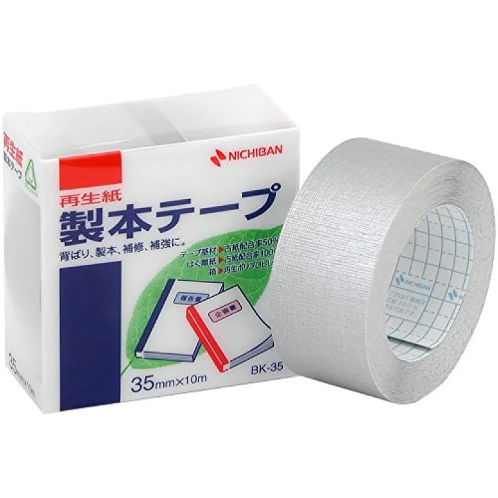 製本ﾃｰﾌﾟ BK-35.10銀 35x10GN