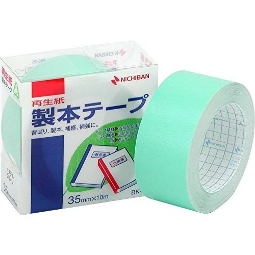 製本ﾃｰﾌﾟ BK-35.31 P.ｸﾞﾘｰﾝ GN