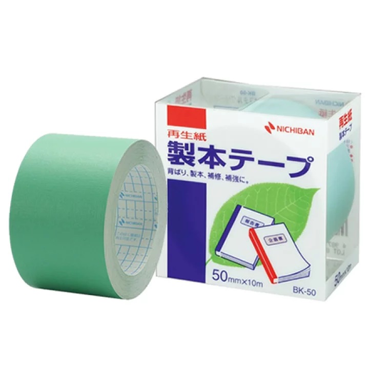 製本ﾃｰﾌﾟ BK-50.31 P.ｸﾞﾘﾝ 50x10