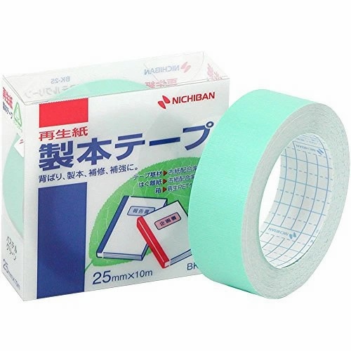 製本ﾃｰﾌﾟ BK-25.31 P.ｸﾞﾘｰﾝGN