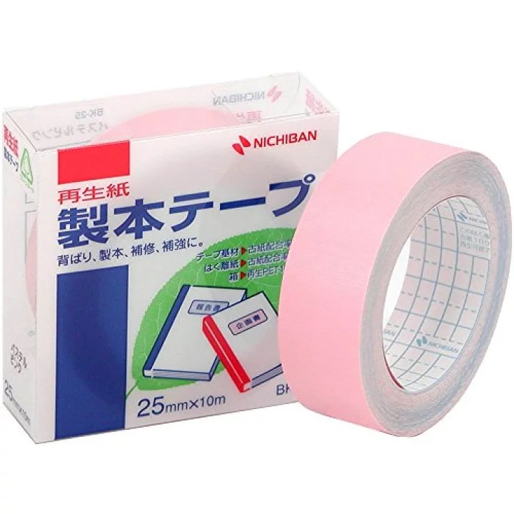 製本ﾃｰﾌﾟ BK-25.33 P.ﾋﾟﾝｸ GN